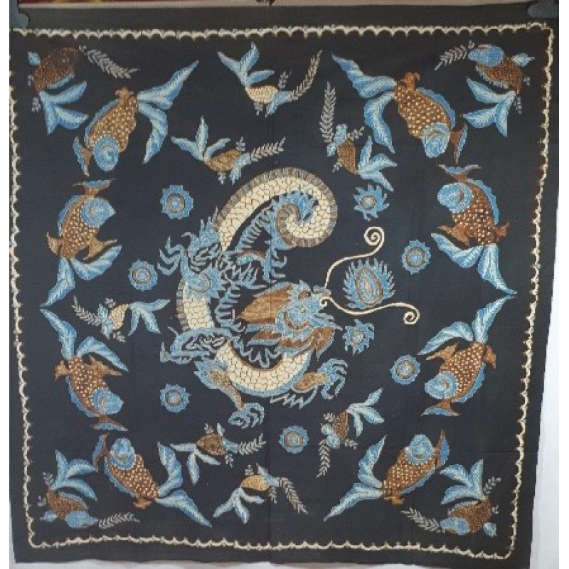 Batik doek met vissen